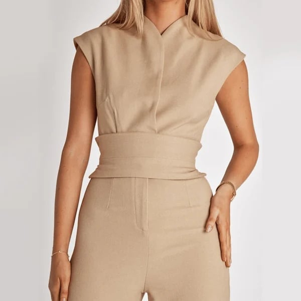 ✨LAST DAY SALE 49% OFF✨Women's Sleeveless Wide-Leg Jumpsuit