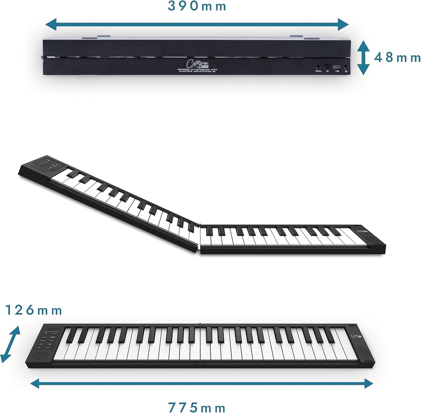 88-key portable folding digital piano