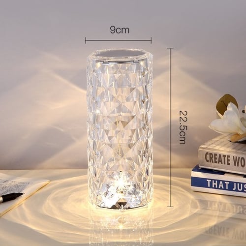 🔥Touching Control Rose Crystal Lamp-Buy 2 Free Shipping