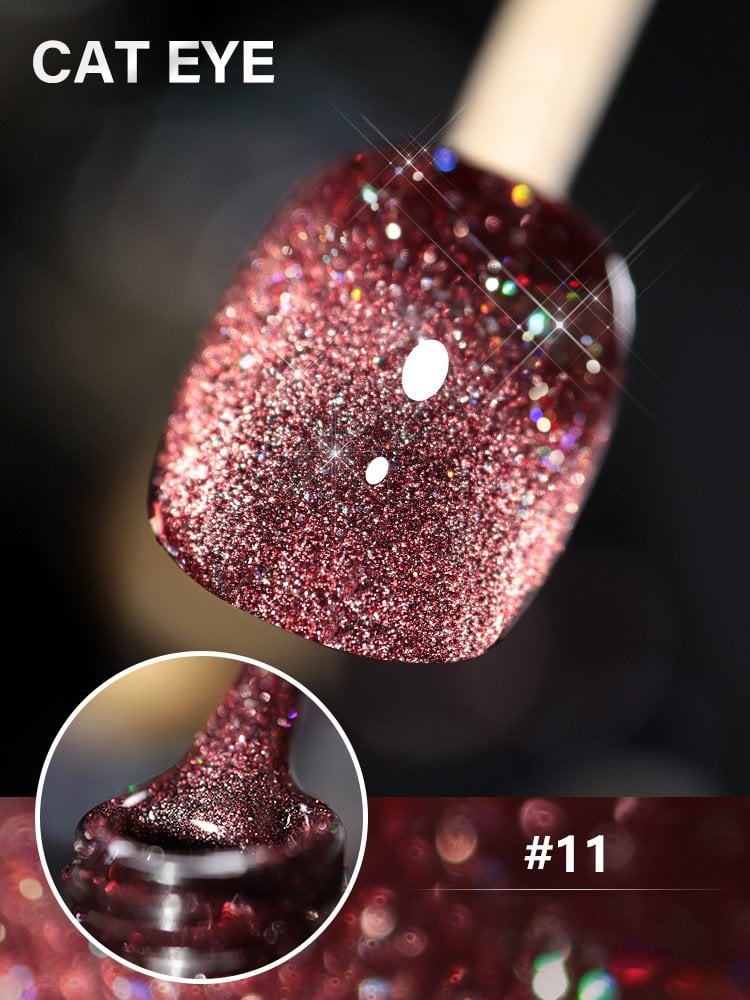 🎉Hot Sale🔥Laser Diamond Cat Eye Nail Polish