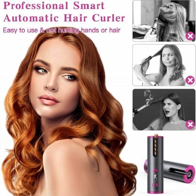 Cordless Automatic Hair Curler