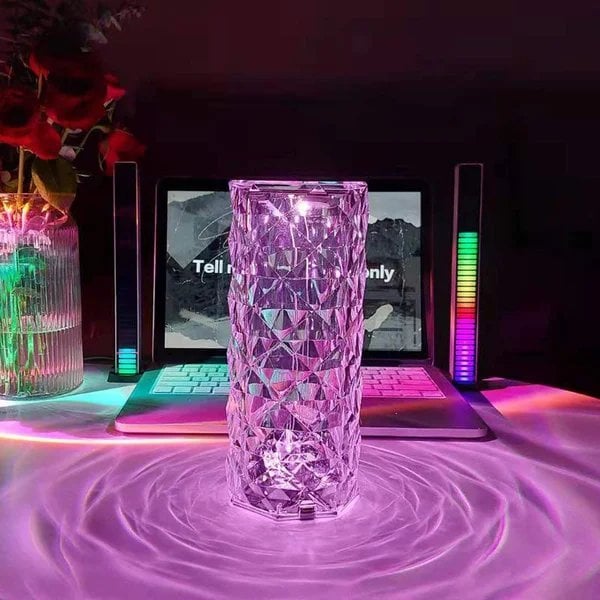 🔥Touching Control Rose Crystal Lamp-Buy 2 Free Shipping